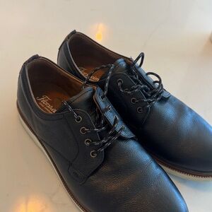 Florsheim Black Leather Lace-Up Shoes